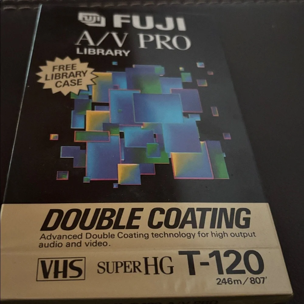 Fuji A/V Pro VHS Tape sealed box